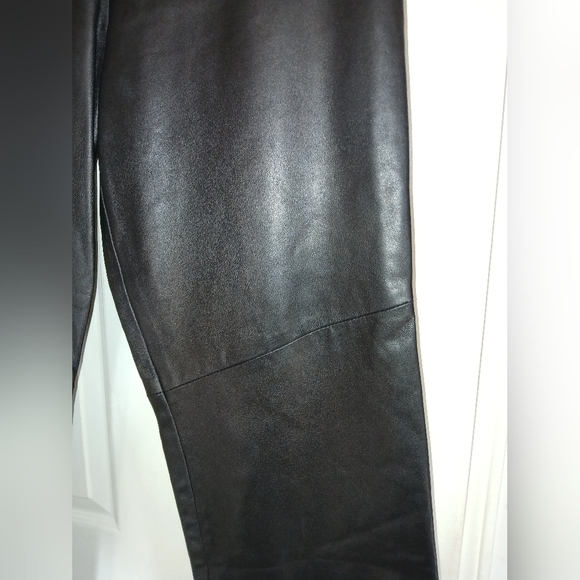 Vintage black Danier leather pants - Picture 3 of 11
